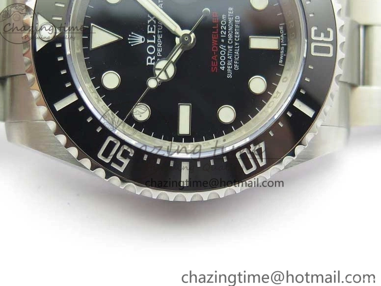 1228 Sea-Dweller 2017 Baselworld 126600 Noob 1:1 Best Edition Black Dial on SS Bracelet A2836 V Effortless 3065